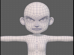 base mesh woman 24 3D 模型
