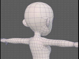 base mesh woman 24 3D 模型