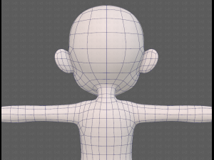 base mesh woman 24 3D 模型