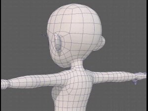 base maglia donna 24 Modello 3D