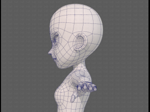 base mesh woman 24 3D 模型