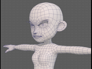base mesh woman 24 3D 模型