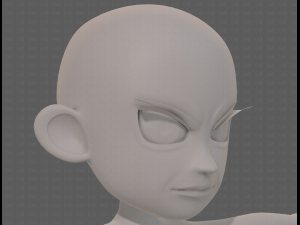 base mesh woman 24 3D 模型