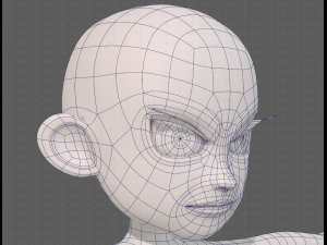 base mesh woman 24 3D 模型