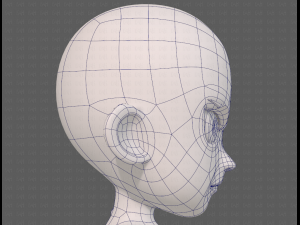 base mesh woman 24 3D 模型