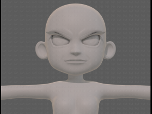 base mesh woman 24 3D 模型