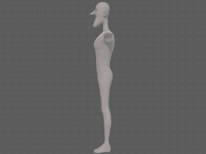 base mesh man character v22 3D Модель