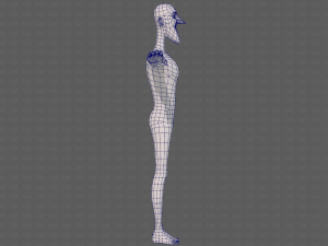 base mesh man character v22 3D Модель