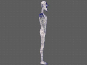 base mesh man character v22 3D Model