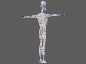 base mesh man character v22 3D Модель