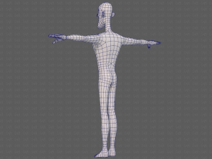 base mesh man character v22 3D Модель