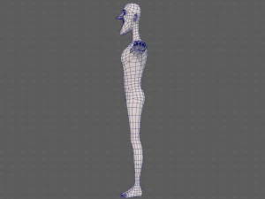base mesh man character v22 3D Model