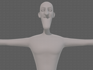 base mesh man character v22 3D Модель