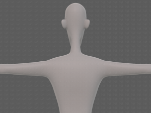 base mesh man character v22 3D Модель