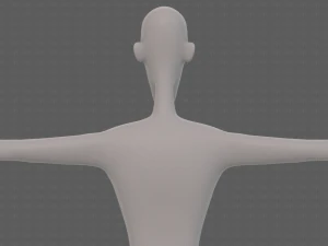 base mesh man character v22 3D Model