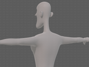 base mesh man character v22 3D Модель