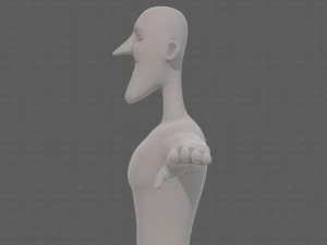 base mesh man character v22 3D Model