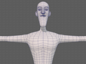 base mesh man character v22 3D Модель