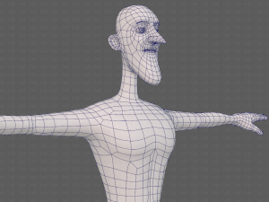 base mesh man character v22 3D Модель