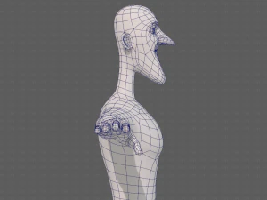 base mesh man character v22 3D Model