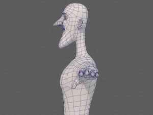 base mesh man character v22 3D Model
