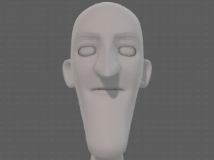 base mesh man character v22 3D Model