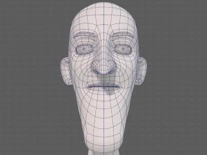 base mesh man character v22 3D Model