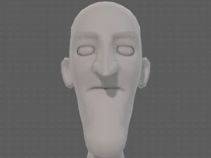 base mesh man character v22 3D Model