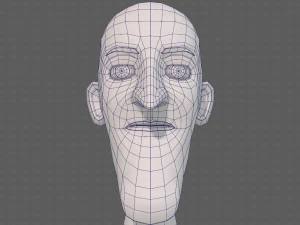 base mesh man character v22 3D Model