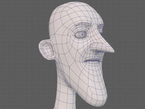 base mesh man character v22 3D Model