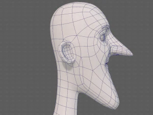 base mesh man character v22 3D Model