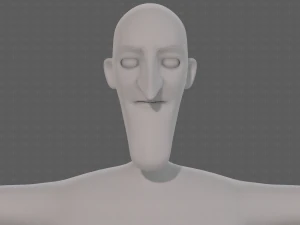 base mesh man character v22 3D Model