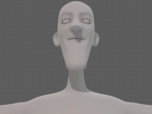 base mesh man character v22 3D Model