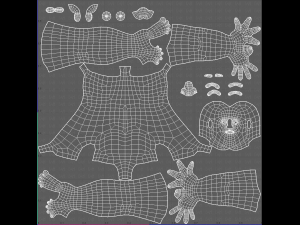 base mesh man character v22 3D Модель