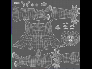base mesh man character v22 3D Model