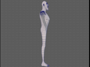 base mesh man character v23 3D Модель
