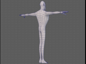 base mesh man character v23 3D Модель