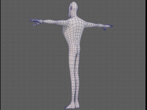 base mesh man character v23 3D Модель