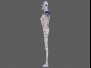 base mesh man character v23 3D Модель