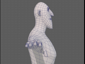 base mesh man character v23 3D Модель