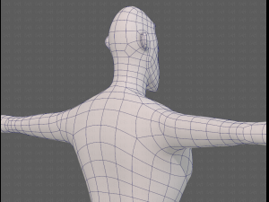 base mesh man character v23 3D Модель