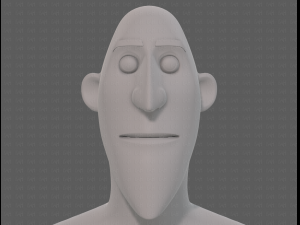 base mesh man character v23 3D Модель