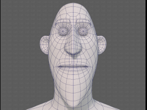 base mesh man character v23 3D Модель