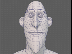 base mesh man character v23 3D Модель