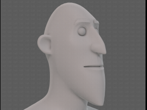 base mesh man character v23 3D Модель