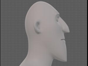 base mesh man character v23 3D Модель