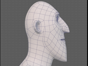 base mesh man character v23 3D Модель