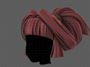 3d hair style for girl v83 Modelo 3D