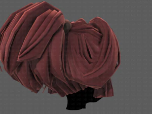 3d hair style for girl v83 3D Model