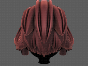 3d hair style for girl v83 Modelo 3D